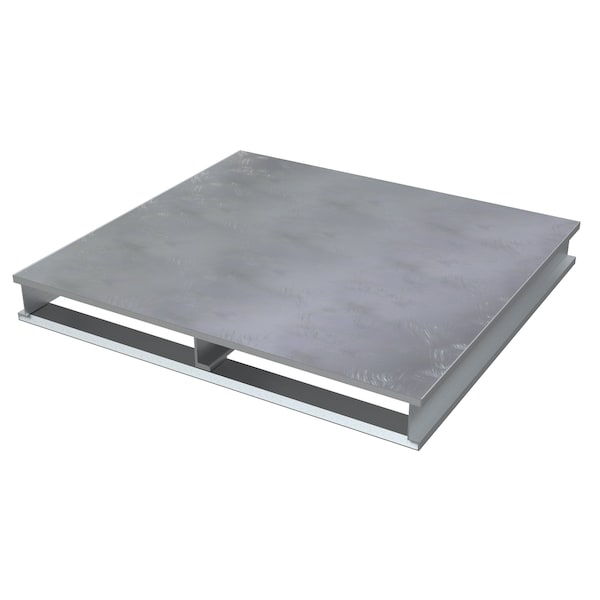 Aluminum Top Pallet, 48 in L, 48.125 in W, 6 H